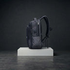 Side view of Pulse Hybrid Business Backpack with clean structure