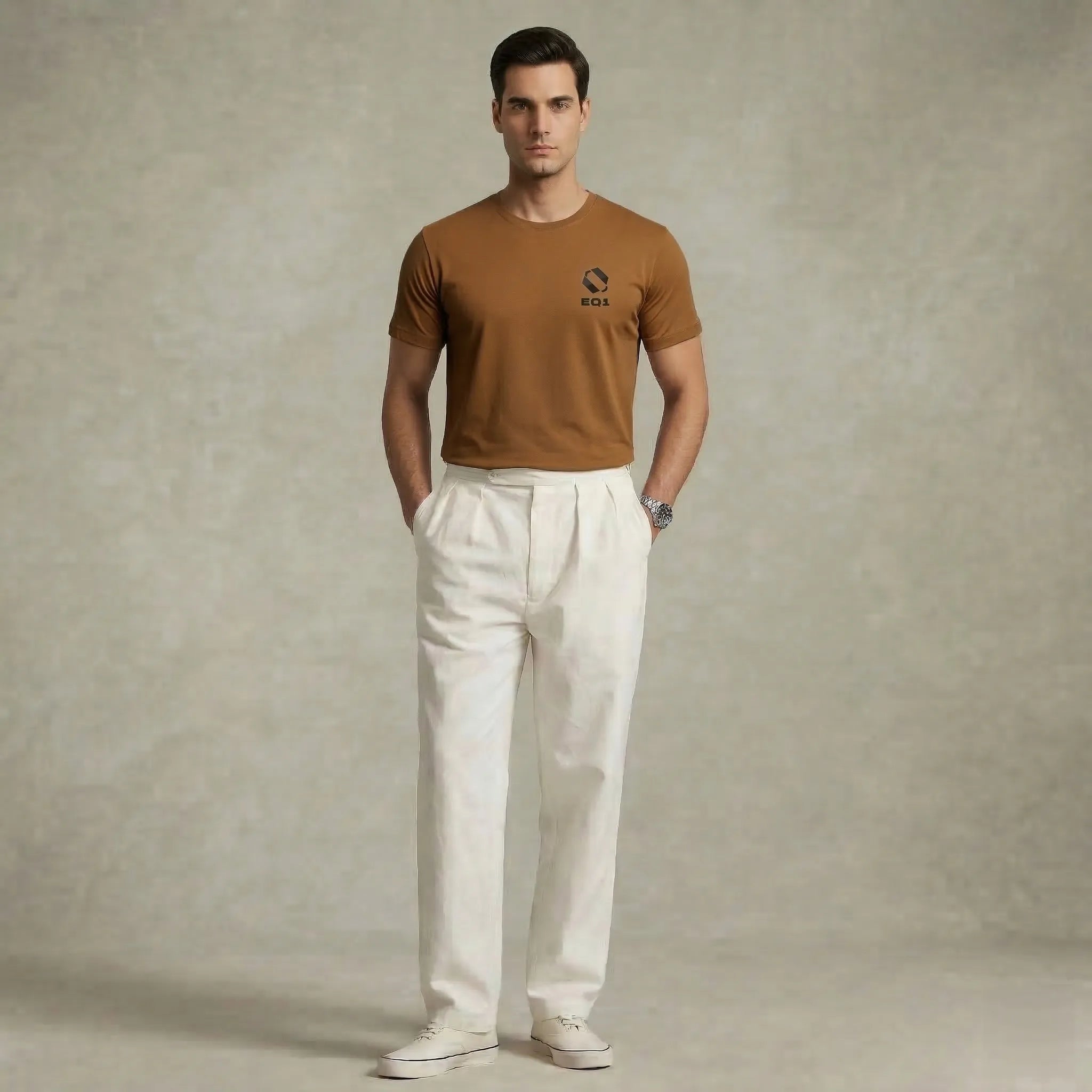 EQ1 Elite Polo — Earth Brown