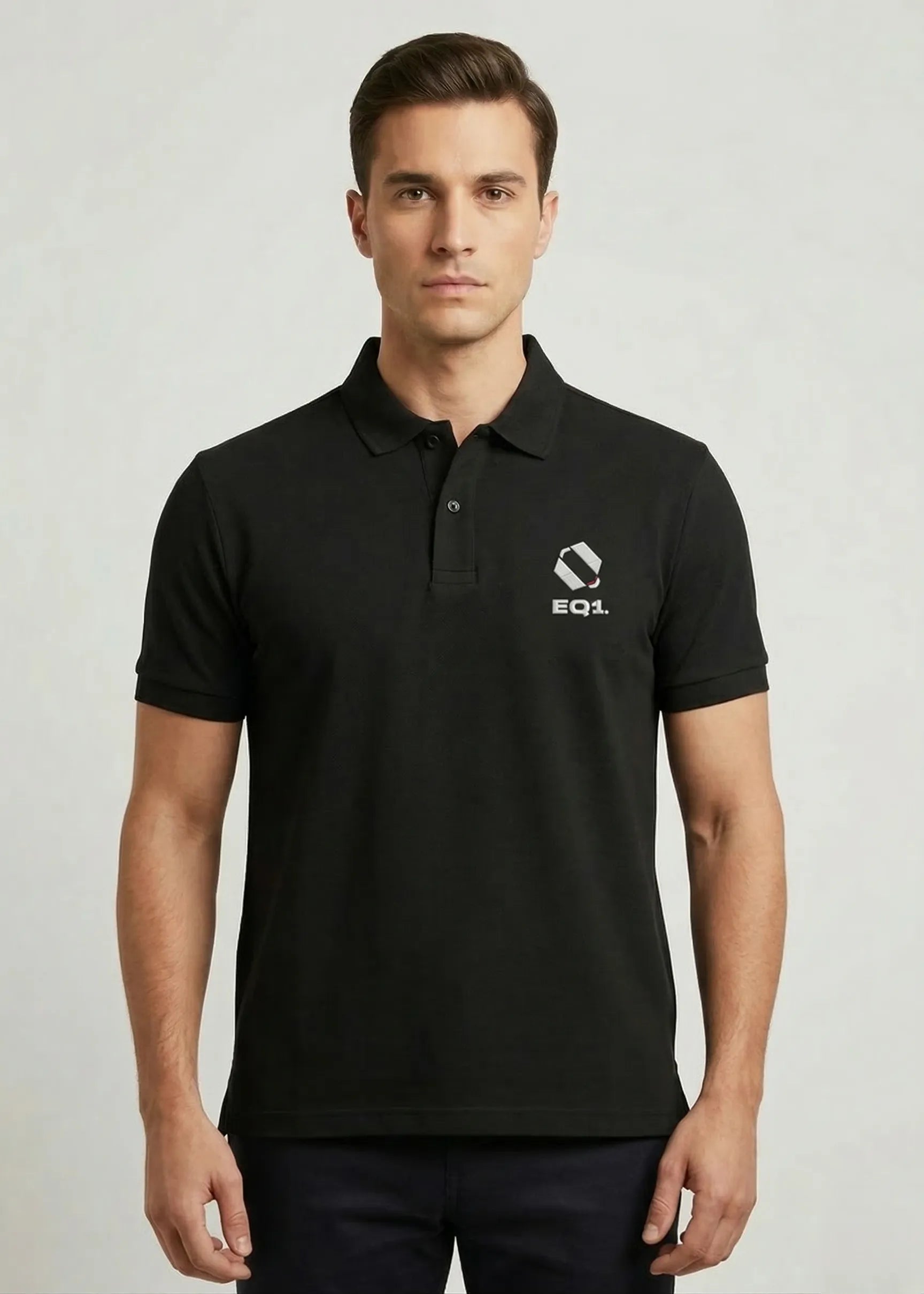 EQ1 Elite Polo — Stealth Black