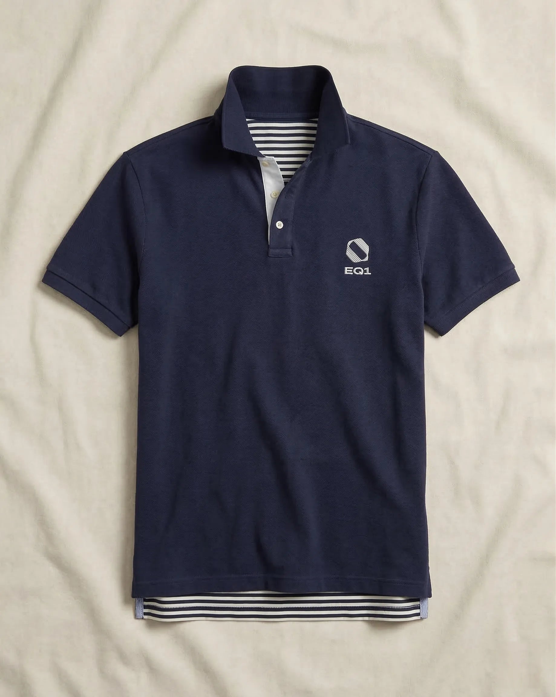 EQ1 Signature Polo — Midnight Navy
