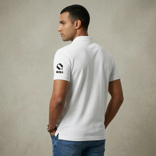 Elite Polo: Arctic White