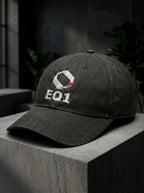 EQ1 Icon Baseball Cap — Charcoal Grey