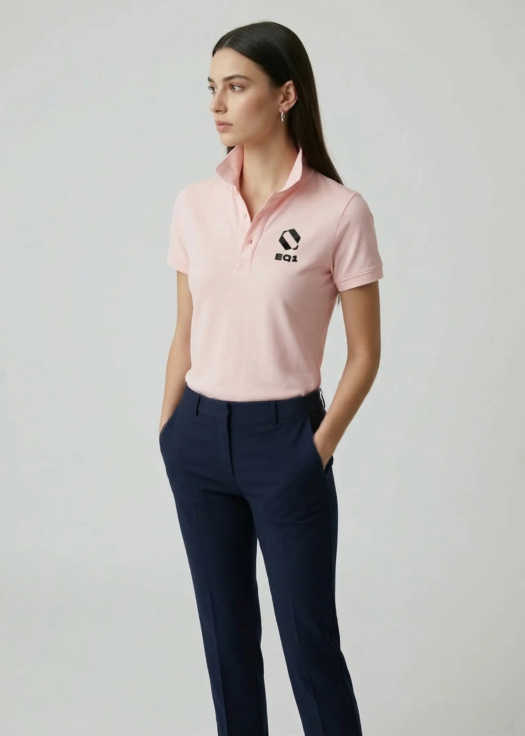 Signature Polo — Blossom Pink