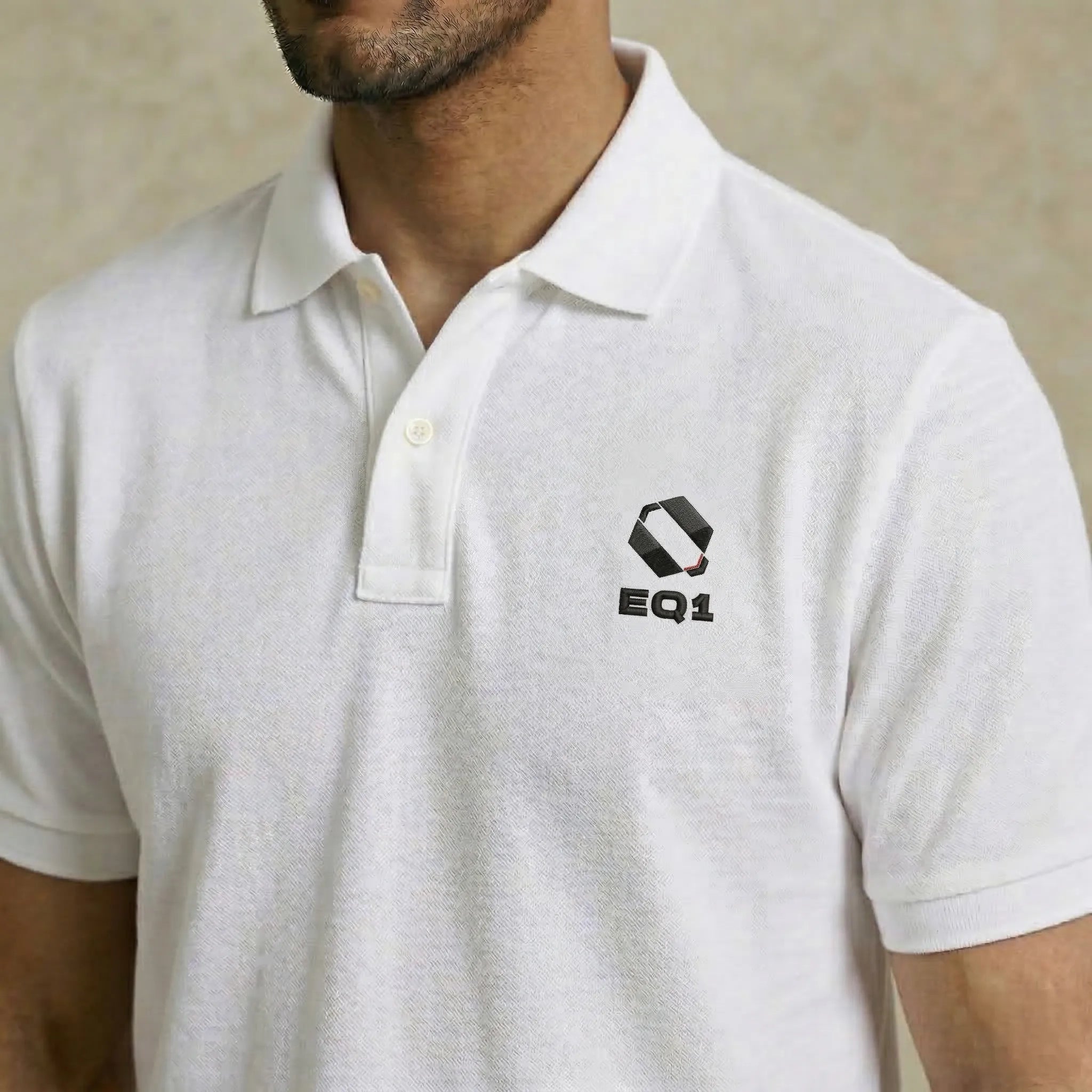 Elite Polo: Arctic White