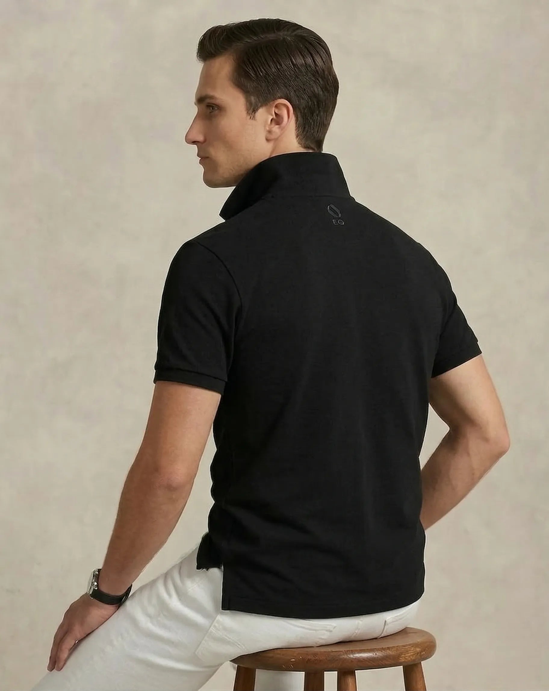 EQ1 Elite Polo — Stealth Black