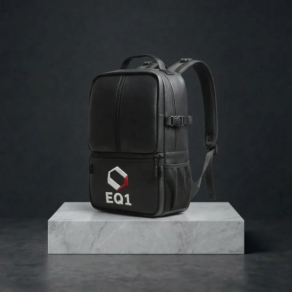 EQ1 Signature Elite Backpack showing full design and structure