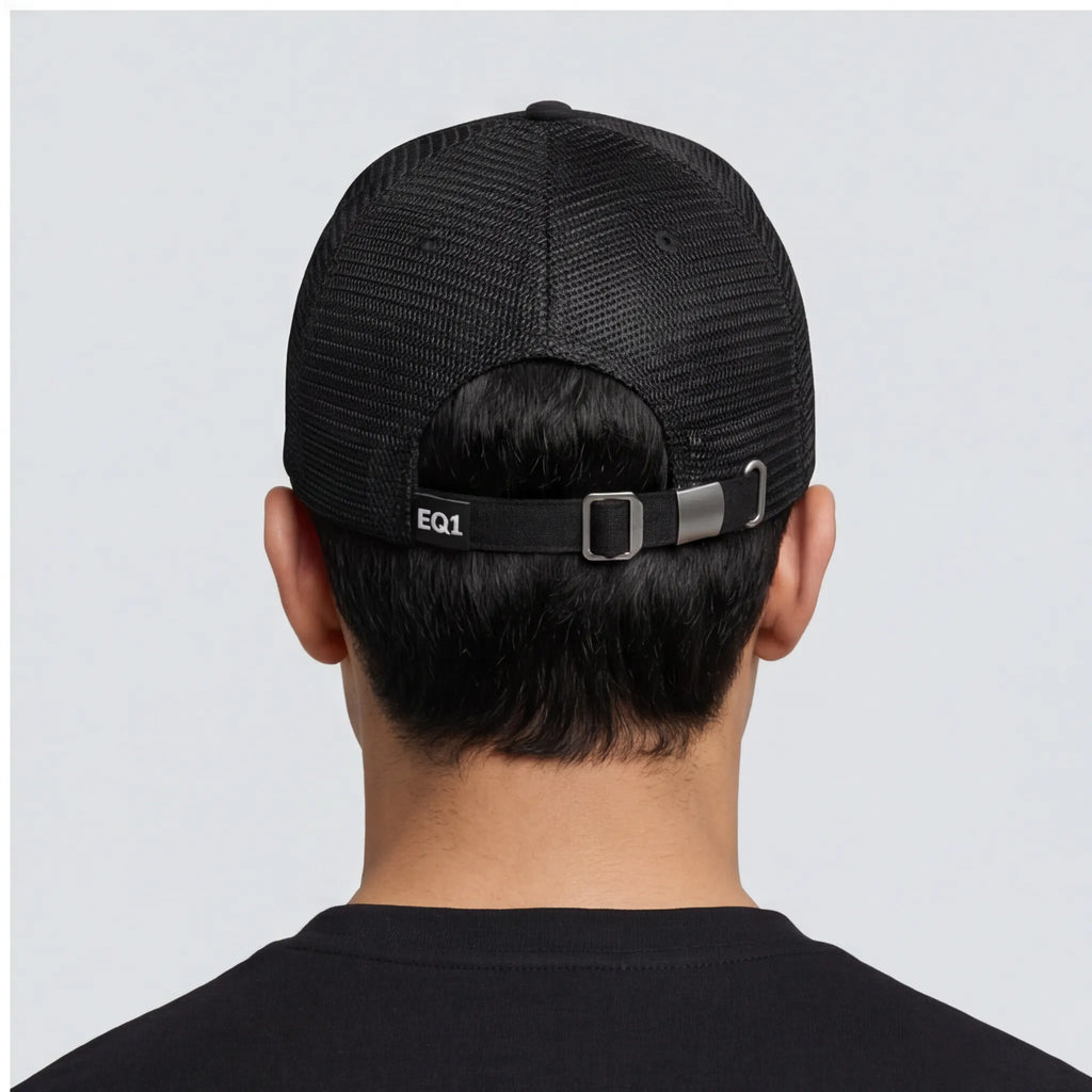 black eq1 cap back view