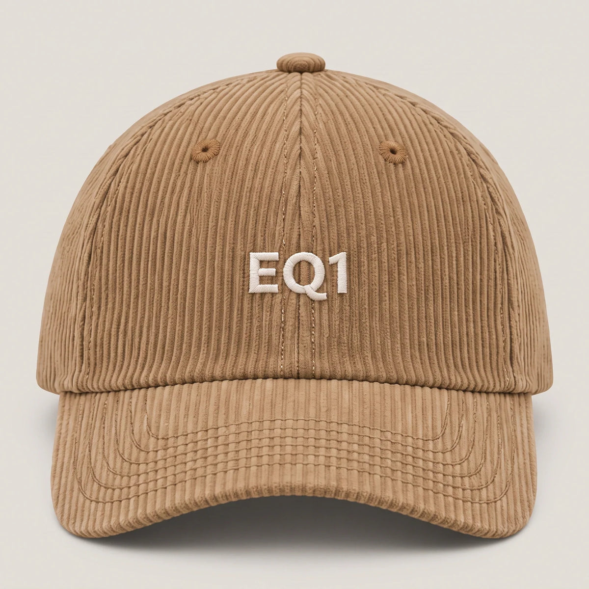 Camel Corduroy Baseball Cap for Men