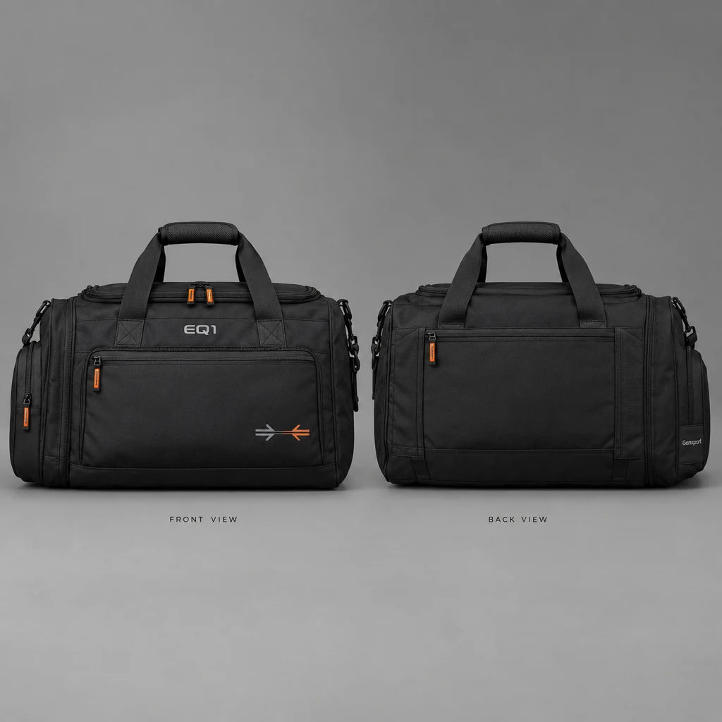 EQ1 Transit Switch Convertible Duffel, Carbon Black